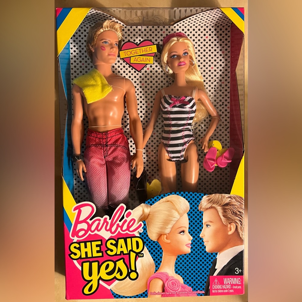 Two (2) Barbie “She Said Yes” Gift Sets